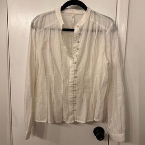 Anthropologie Sheer Blouse